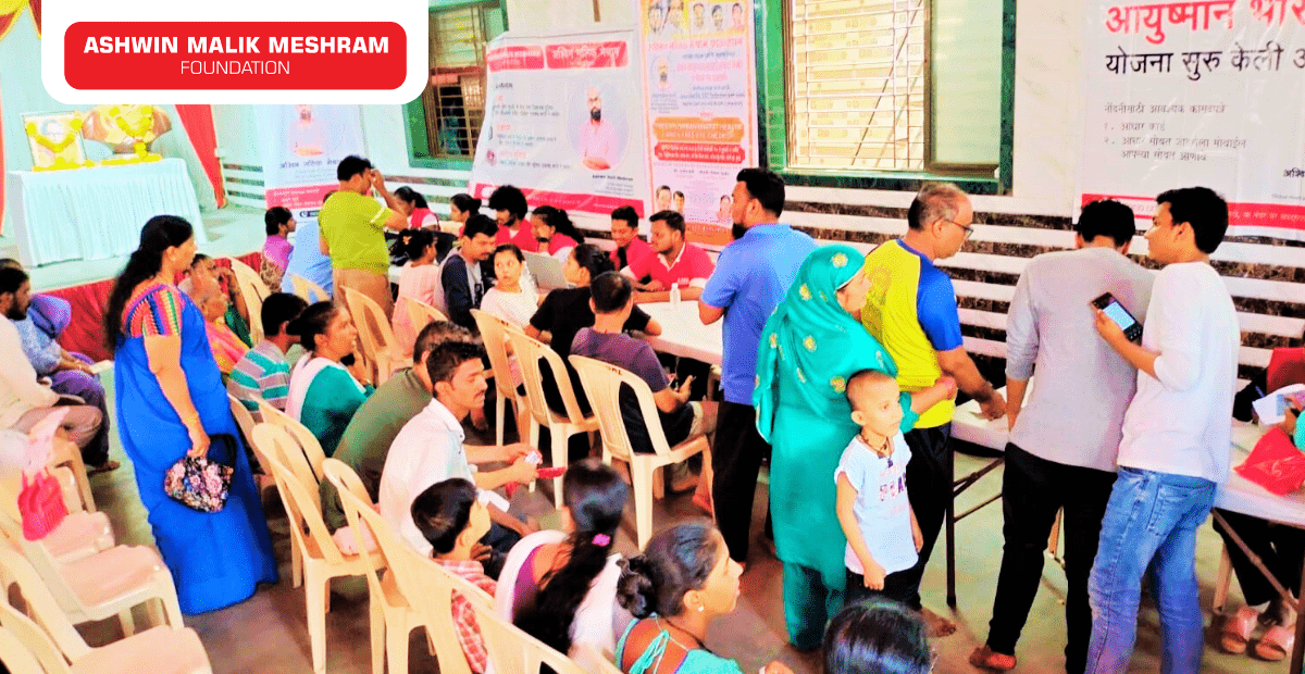 400+ beneficiaries registered in the ABHA Card Camp Conducted by AMM Foundation at Marol, Andheri East.
