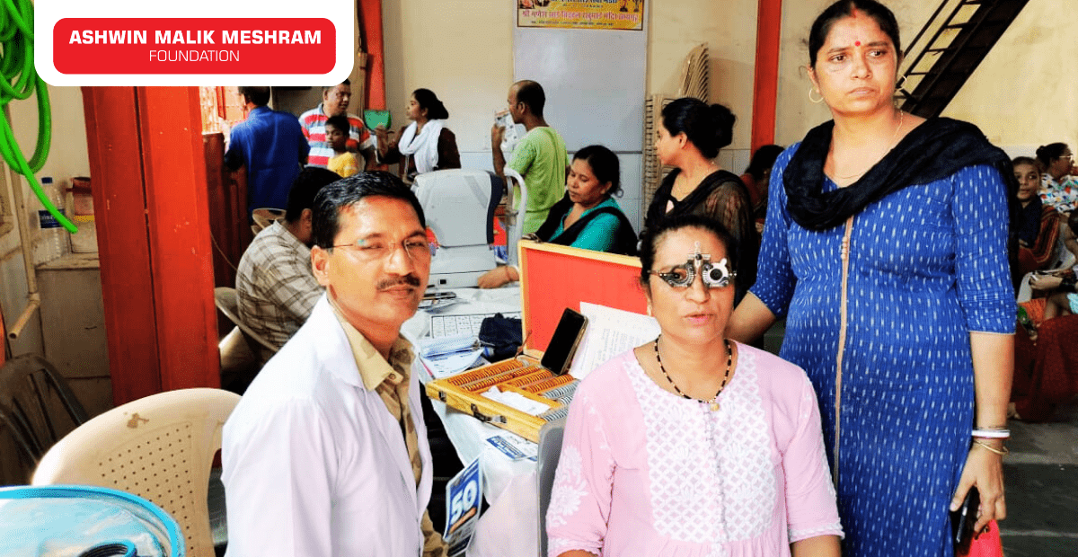 500+ Beneficiaries registered in the Eye Checkup Camp along with ABHA Card Camp Conducted by AMM Foundation at Marol Pipeline, Andheri East.
