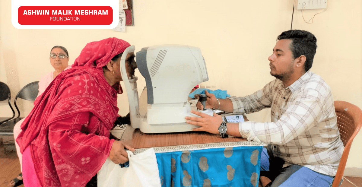 AMM Foundation conducted Free Eye Check-up camp along with Aayushman Bharat Health ID Camp at Chakala, Andheri (East).