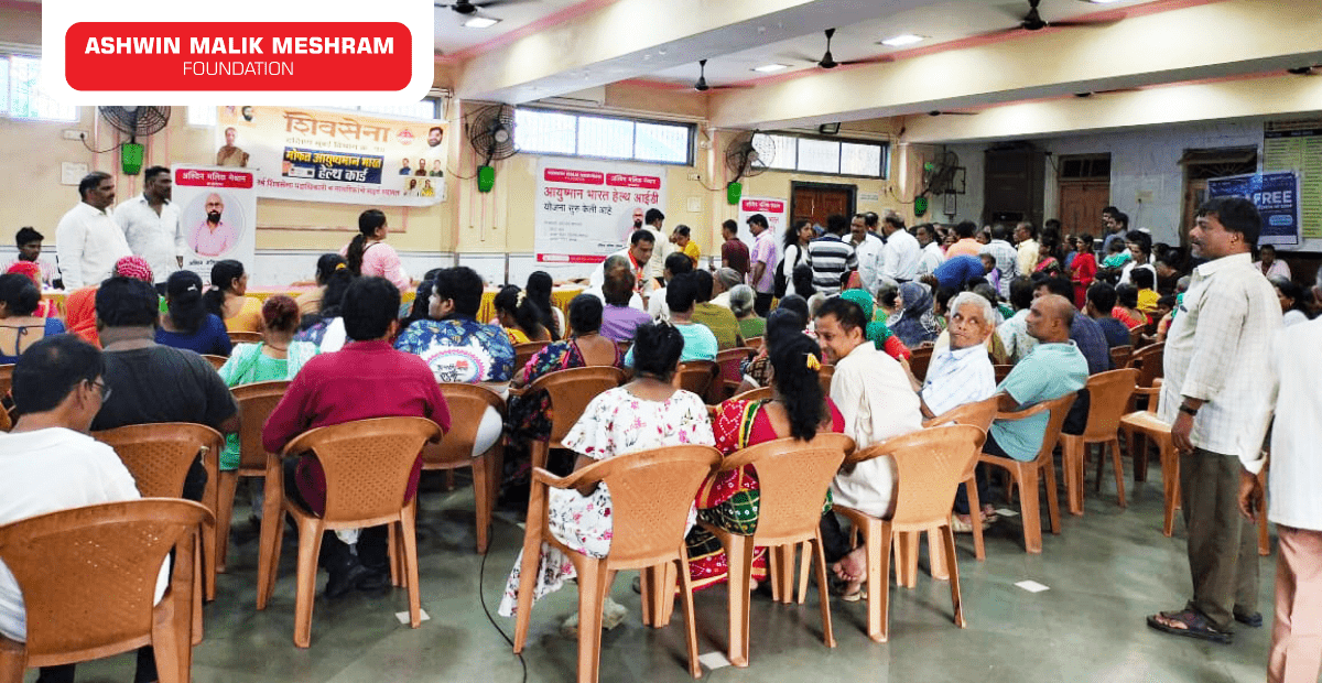 Digital Health Id Camp along with Eye Check-Up Camp conducted at Kamathipura, Grant Road.