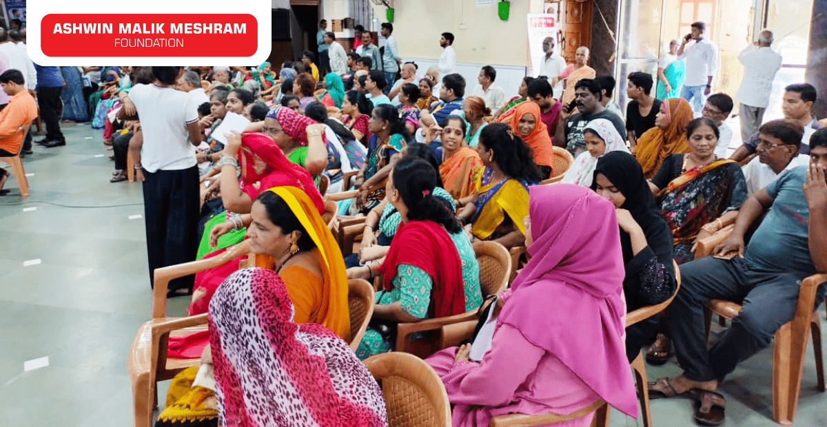 Digital Health Id Camp along with Eye Check-Up Camp conducted at Kamathipura, Grant Road.