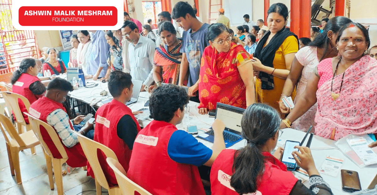Ayushman Bharat Health ID Camp along with Eye Check-Up Camp conducted by AMM Foundation at Marol.