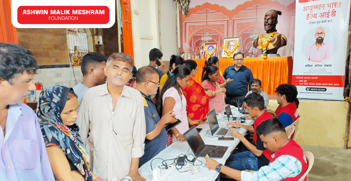 Ayushman Bharat Health ID Camp along with Eye Check-Up Camp conducted by AMM Foundation at Marol.