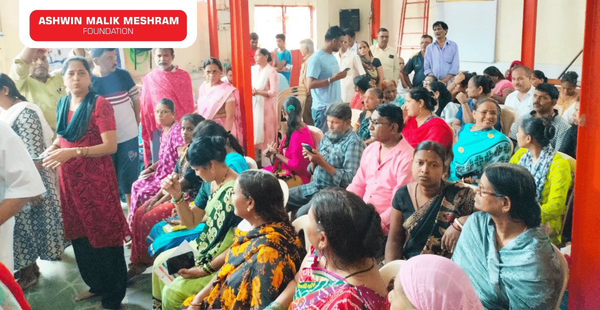 Ayushman Bharat Health ID Camp along with Eye Check-Up Camp conducted by AMM Foundation at Marol.