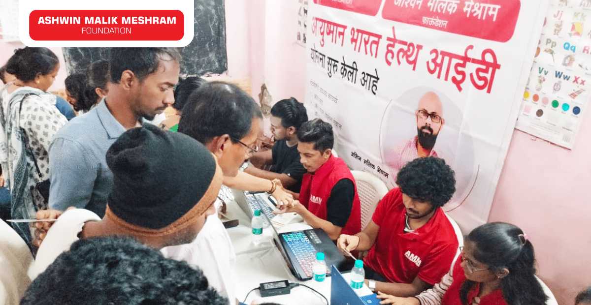 400+ Beneficiaries Registered in the Eye Checkup Camp along with Health Id Camp Conducted by AMM Foundation at Malabar Hill.