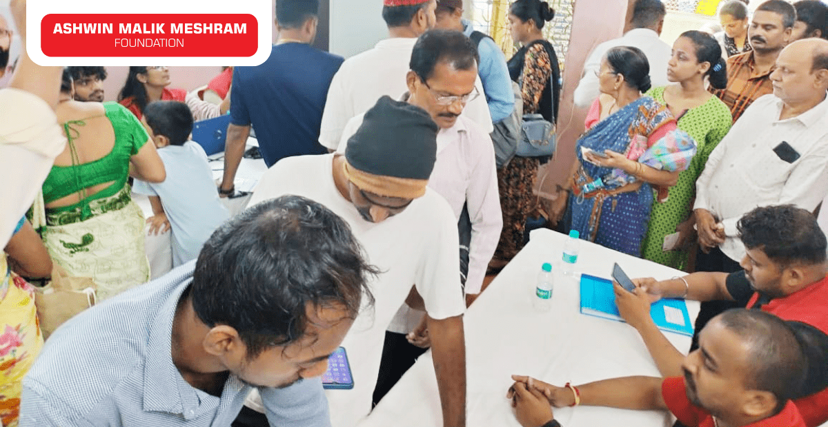 400+ Beneficiaries Registered in the Eye Checkup Camp along with Health Id Camp Conducted by AMM Foundation at Malabar Hill.