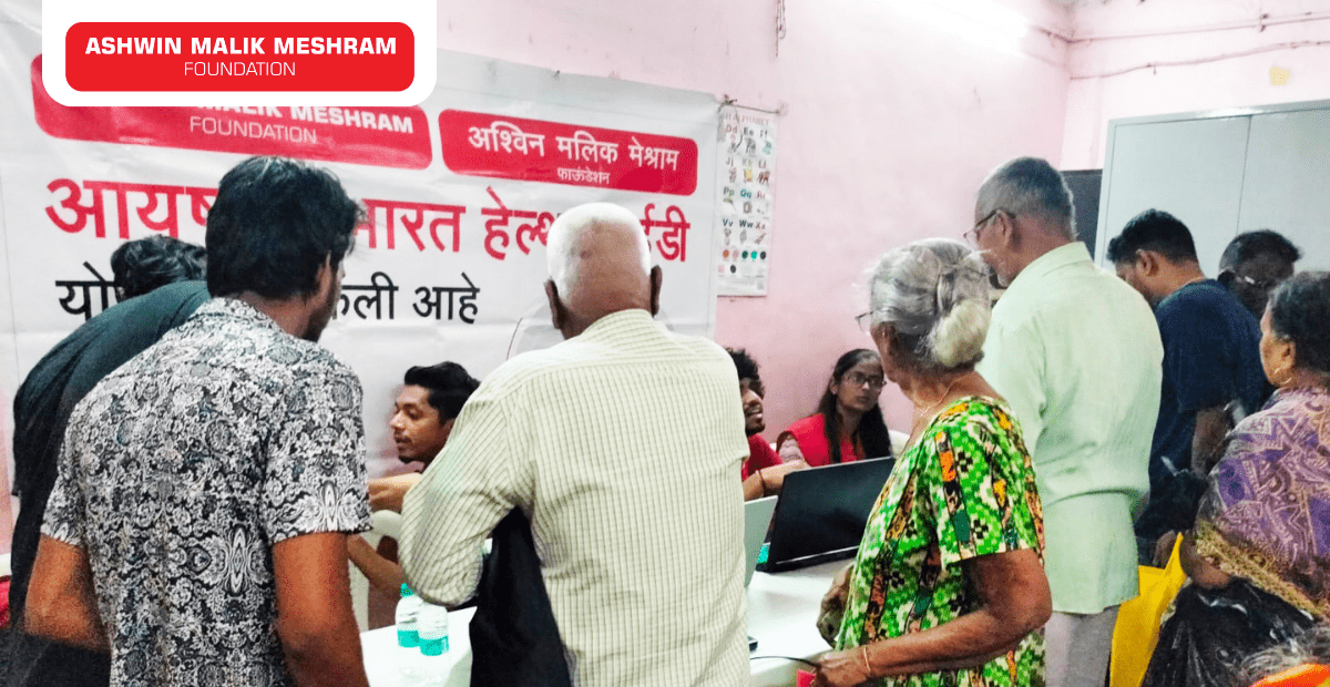 400+ Beneficiaries Registered in the Eye Checkup Camp along with Health Id Camp Conducted by AMM Foundation at Malabar Hill.