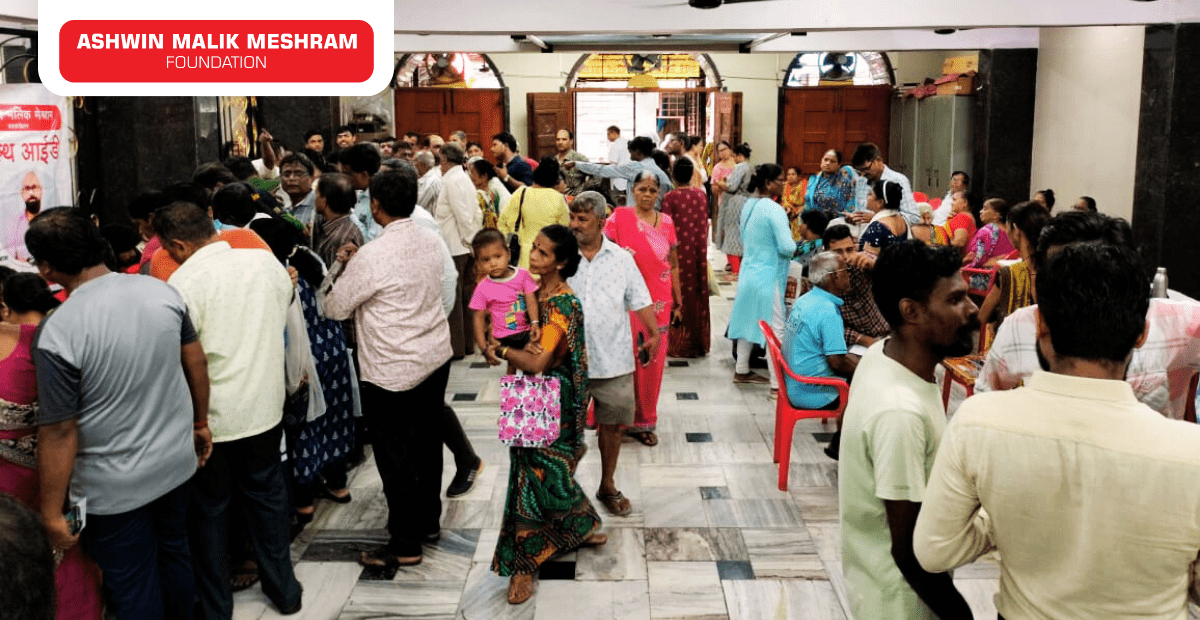 500+ Beneficiaries Registered in the Eye Checkup Camp along with Health Id Camp Conducted at Kumbharwada.