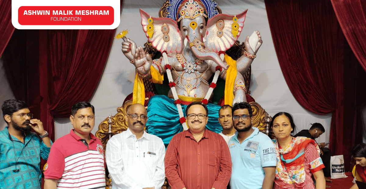 Ashwin Malik Meshram Foundation conducted an Ayushman Bharat Health ID Camp at Nepean Sea Road, Malabar Hill.