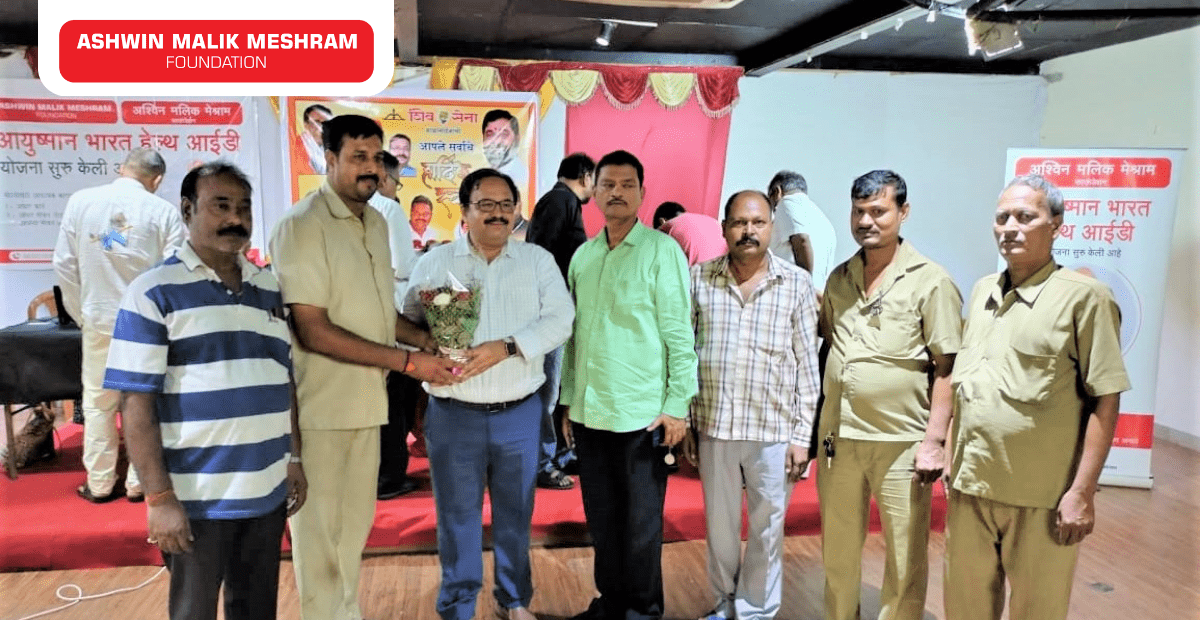 Ashwin Malik Meshram Foundation conducted an Ayushman Bharat Health ID Camp at Chakala, Andheri (East).