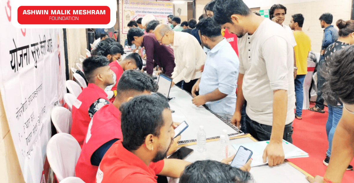 400+ Beneficiaries Registered in the Medical Health Checkup Camp Along With Ayushman Bharat Health Id Camp Conducted At Mulund.