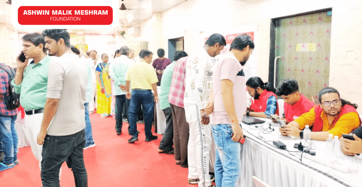 400+ Beneficiaries Registered in the Medical Health Checkup Camp Along With Ayushman Bharat Health Id Camp Conducted At Mulund.