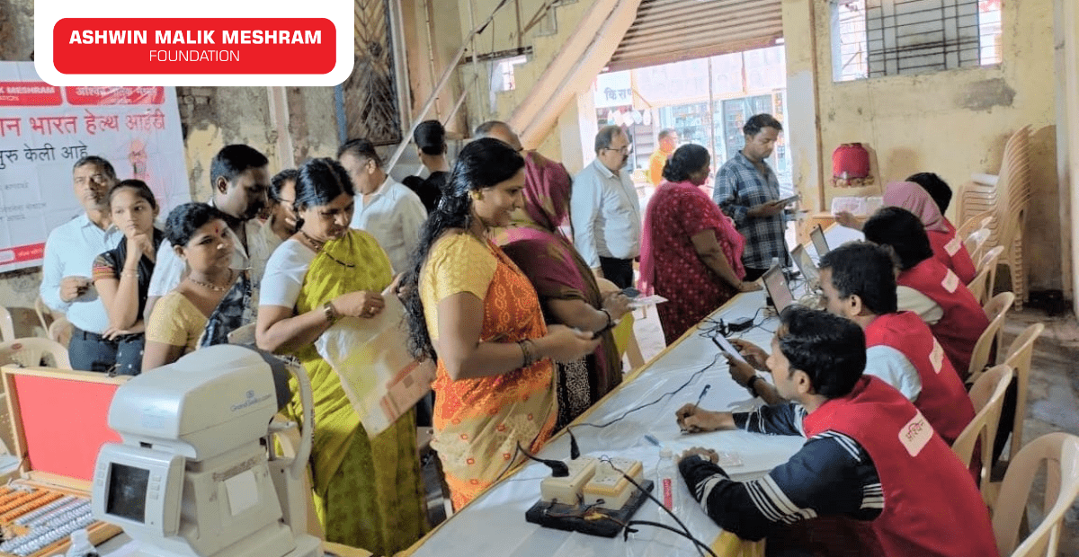 Eye Check-Up Camp along with Digital Health ID Camp Conducted at Marol Pipeline, Andheri (East).