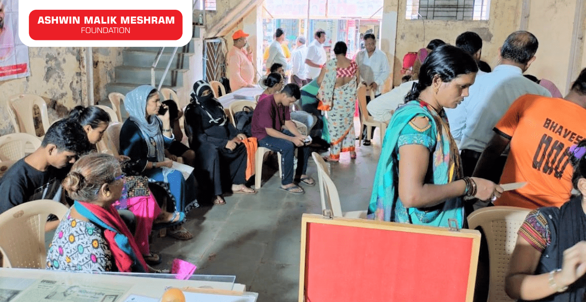 Eye Check-Up Camp along with Digital Health ID Camp Conducted at Marol Pipeline, Andheri (East).