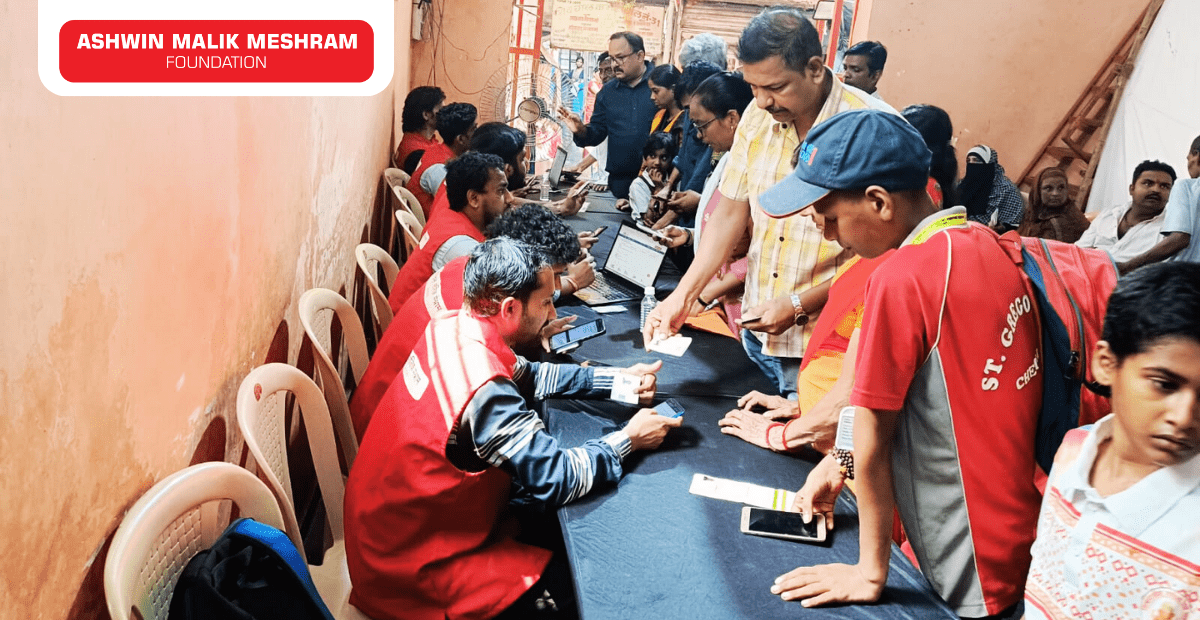 Ayushman Bharat Health ID Camp Conducted by Meshram Foundation at Marol Pipeline, Andheri (East).