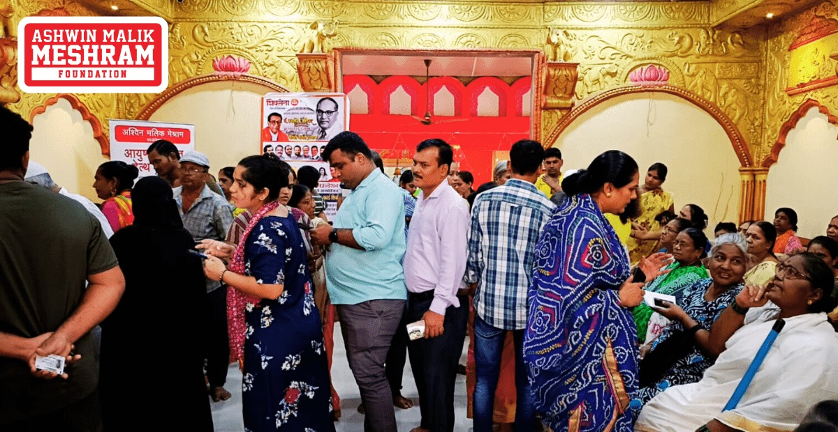 500+ Beneficiaries Registered in the ABHA ID Camp Conducted by Meshram Foundation at Marol Pipeline, Andheri (East).
