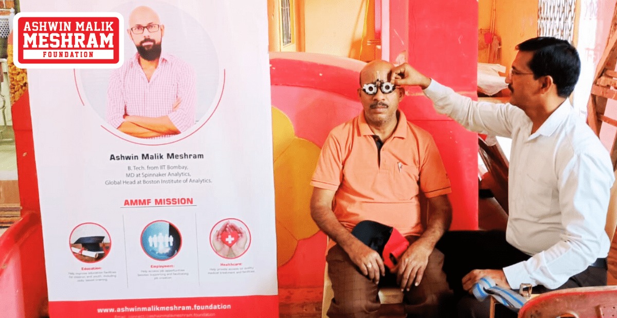 Free Eye Check-up camp along with Ayushman Bharat Health ID Camp conducted by Meshram Foundation at Marol Pipeline, Andheri (East).