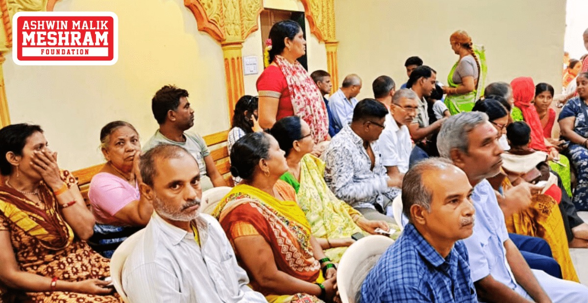 400+ Beneficiaries Registered in the Eye Check-up Camp along with ABHA Card Camp Conducted by Meshram Foundation at Marol Pipeline, Andheri (East).