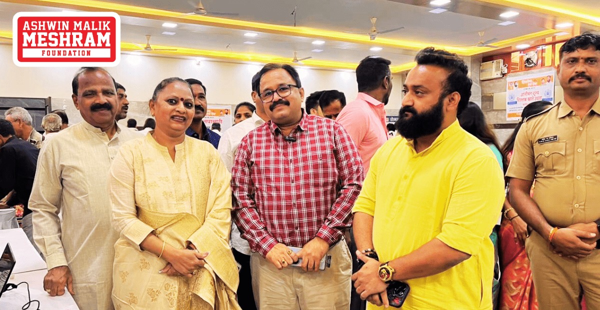 Mega Eye Check-Up Camp along with Ayushman Bharat Health Card Camp Conducted by Meshram Foundation at Lohana Mahajan Wadi, Charni Road (East).