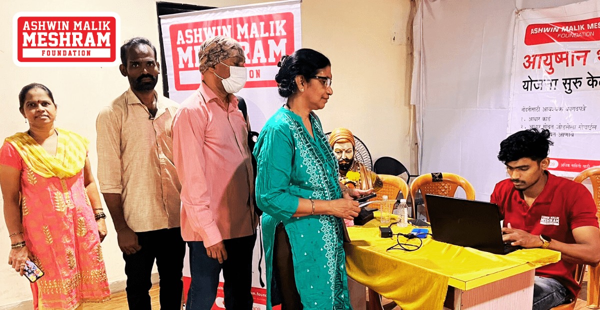 Free Eye Check-up Camp Along With ABHA Card Camp Conducted at Chakala, Andheri (East) by Meshram Foundation.