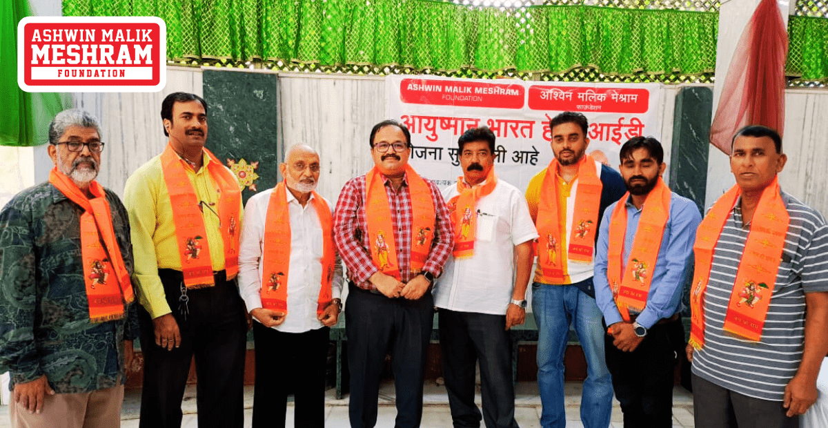 A two day Eye Check-up Camp along with Ayushman Bharat Golden Card Camp conducted by Meshram Foundation at Sri Ranisati Mandir, Mahalaxmi (West).