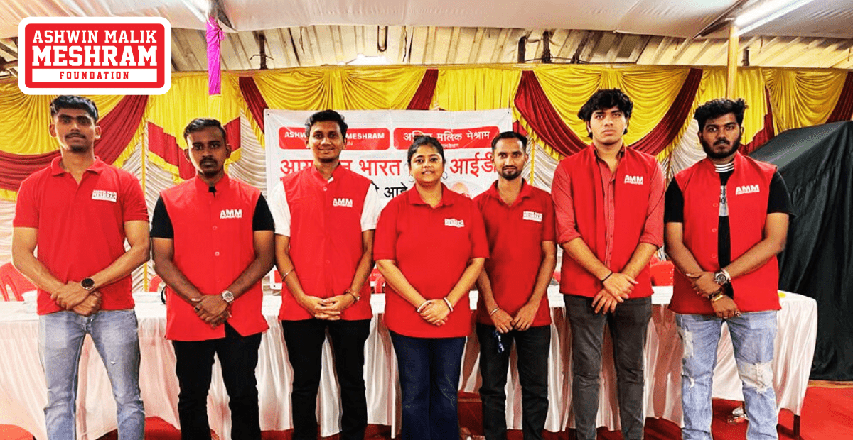 500+ Beneficiaries Registered in an Eye Check-up Camp along with Ayushman Bharat PMJAY Card Camp Conducted by Meshram Foundation at Kannamwar Nagar II, Vikhroli (East).