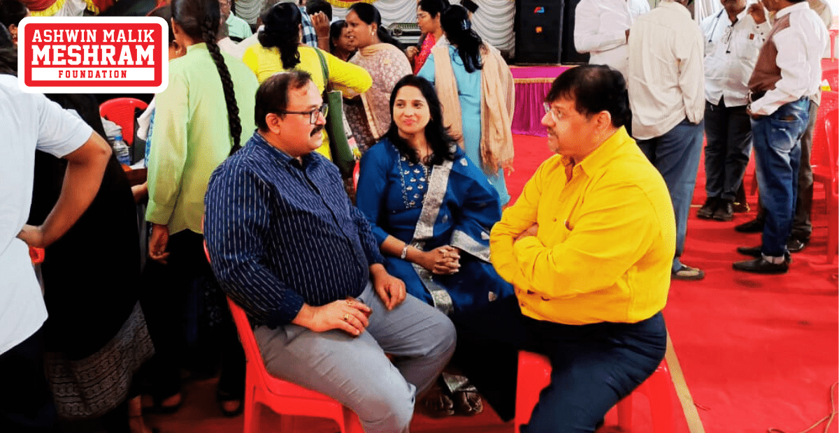 500+ Beneficiaries Registered in an Eye Check-up Camp along with Ayushman Bharat PMJAY Card Camp Conducted by Meshram Foundation at Kannamwar Nagar II, Vikhroli (East).