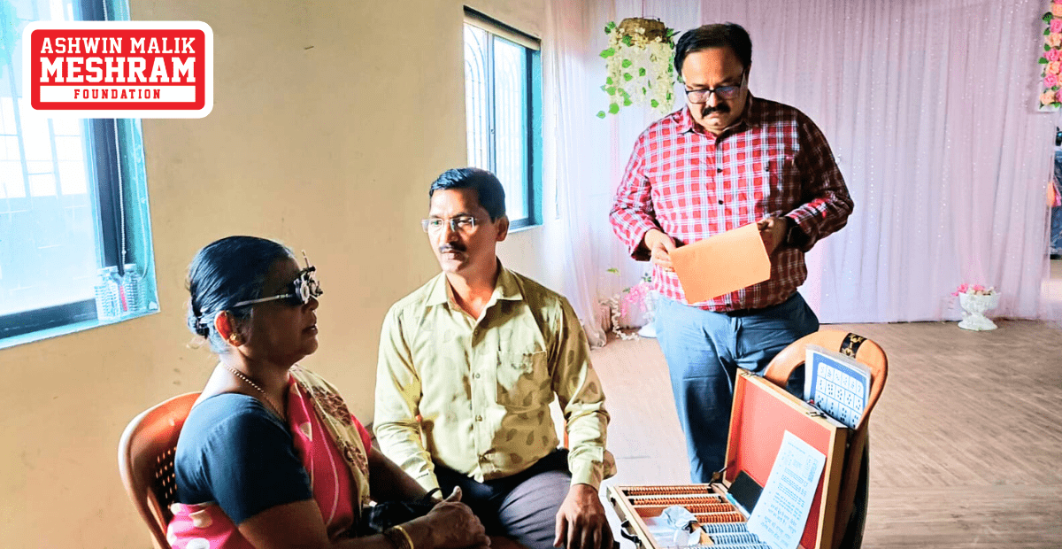 Meshram Foundation Conducted an Ayushman Bharat (PMJAY) Card Camp Along with Free Eye Check-Up Camp at Chakala, Andheri (East)