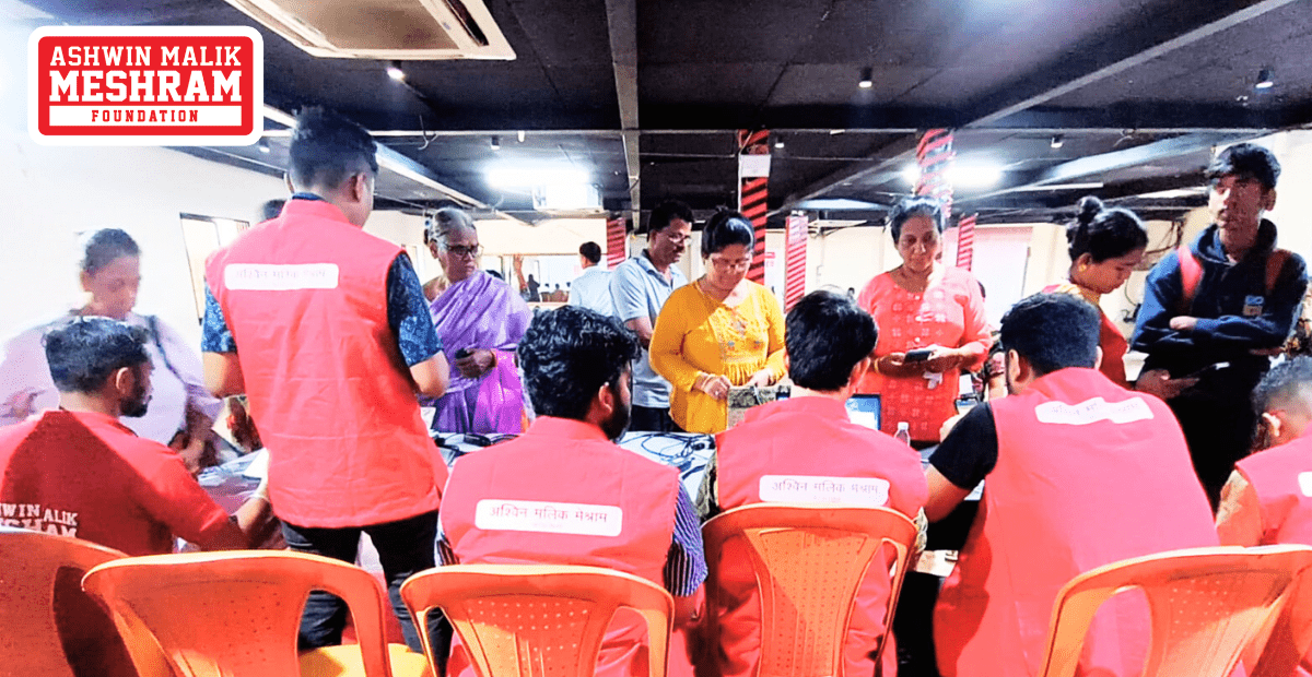 Meshram Foundation Conducted an Ayushman Bharat (PMJAY) Card Camp Along with Free Eye Check-Up Camp at Chakala, Andheri (East)