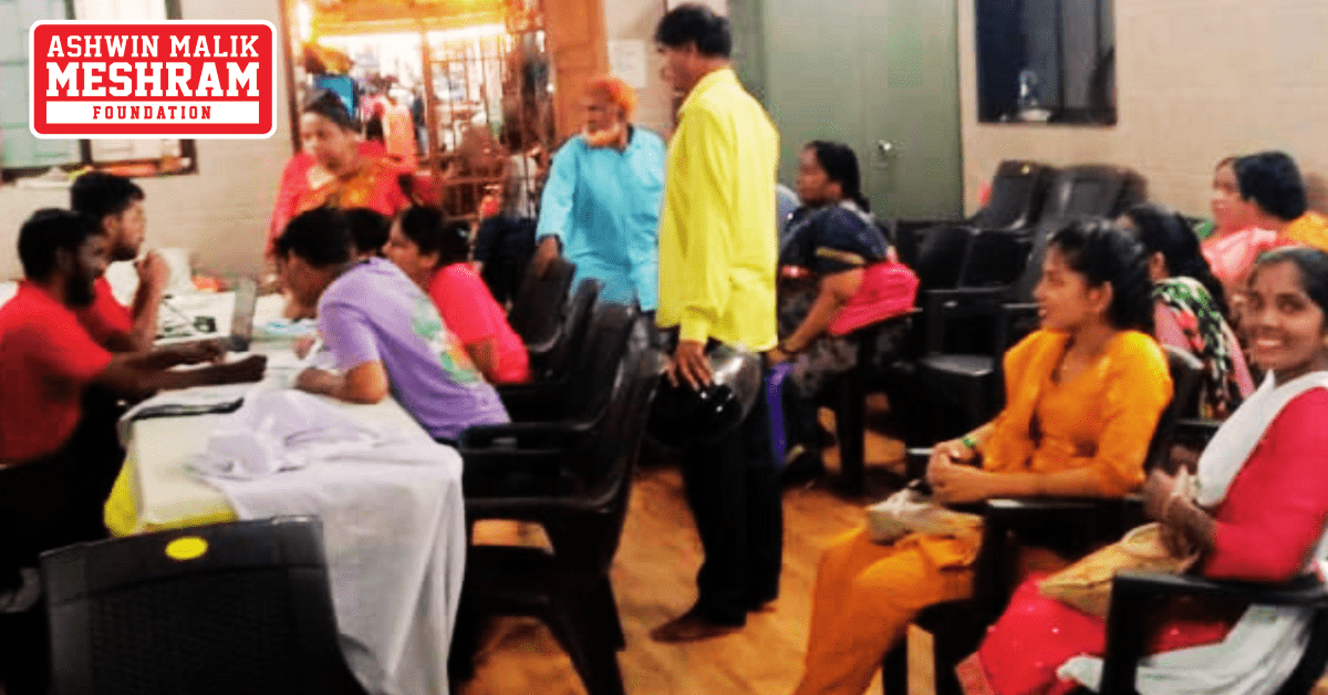 Meshram Foundation conducted Ayushman Bharat Yojana and Majhi Ladki Bahin Yojana camp in Shivsena Shakha No.170.