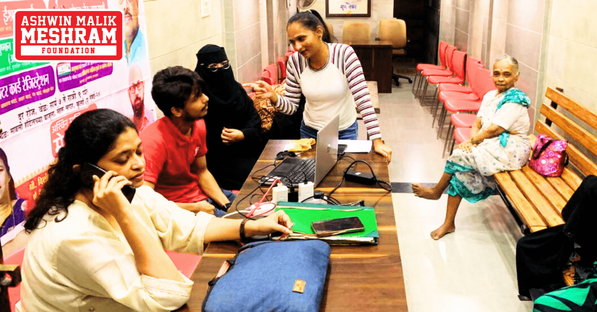 Meshram Foundation conducted Ayushman Bharat Yojana and Majhi Ladki Bahin Yojana camp in Shivsena Shakha No. 169.