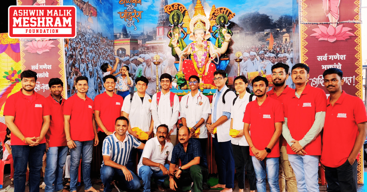 Meshram Foundation supported the “Alankar Kala Krida Mandal” for Ganeshotsav Festival and also conducted a Mega Health Checkup Camp at Nehru Nagar, Kurla.