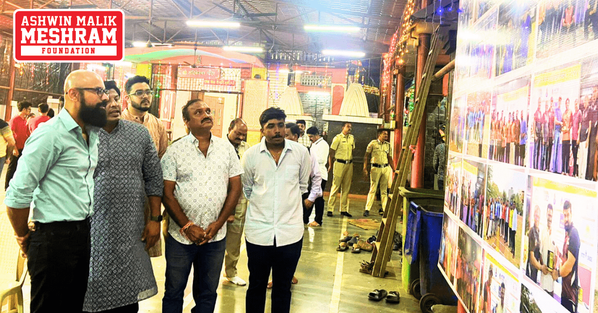 Meshram Foundation supported "Nandikeshwar Seva Mandal" - Kamgar Nagar Utsav Samiti, Kurla for Ganeshotsav Festival.