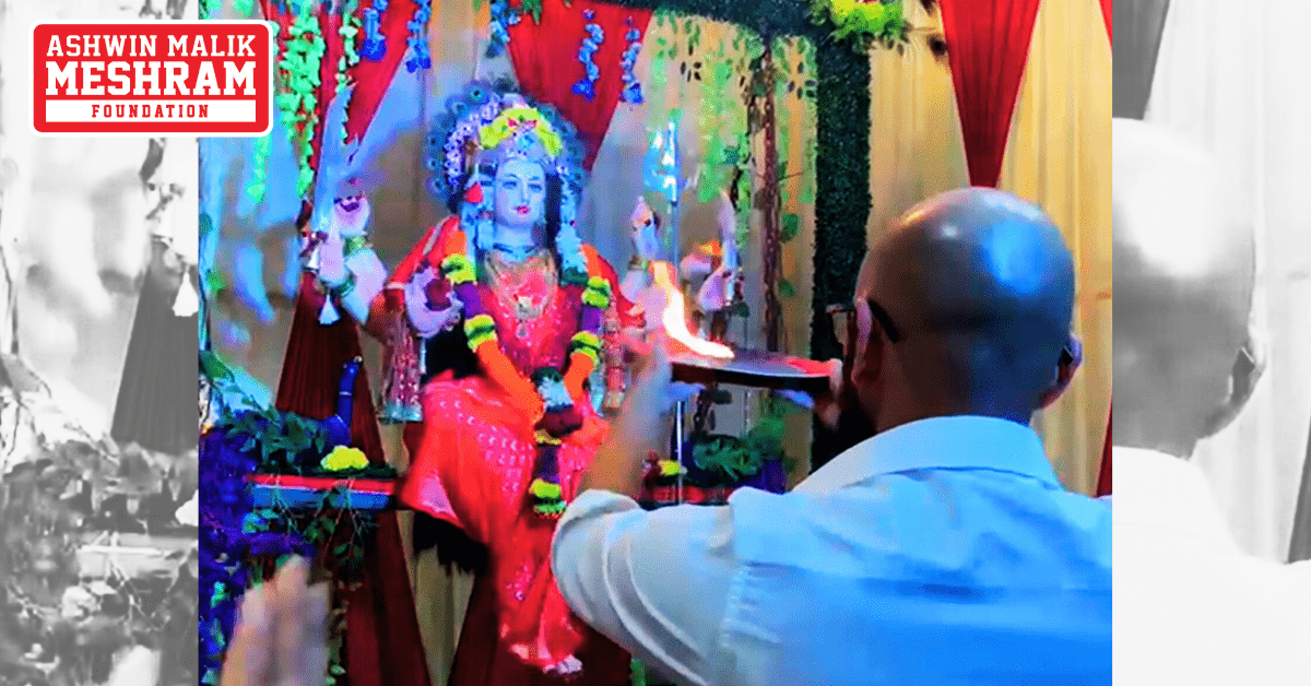 Meshram Foundation supported "Nirbheyshwar Mahadevi Mandir Mandal" – Thakkar Bappa, Chembur for Navratri Festival