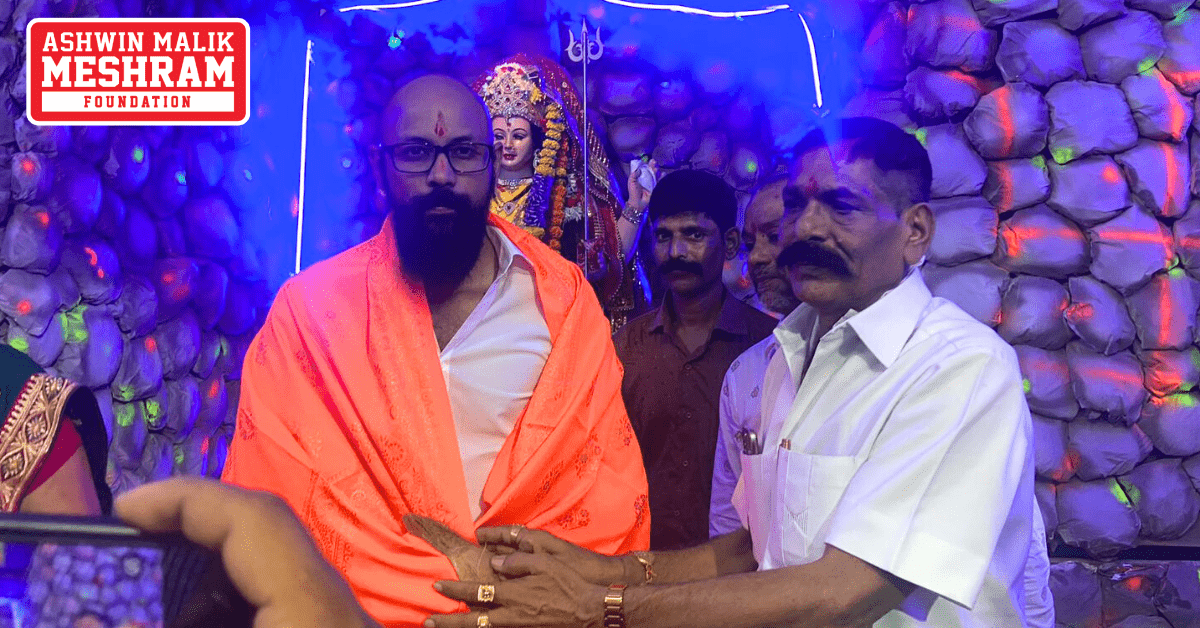 Meshram Foundation supported "Shramjivi Co-Operative Housing Society" – Thakkar Bappa, Chembur for Navratri Festival.