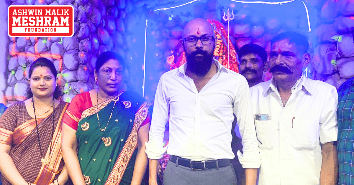 Meshram Foundation supported "Shramjivi Co-Operative Housing Society" – Thakkar Bappa, Chembur for Navratri Festival.
