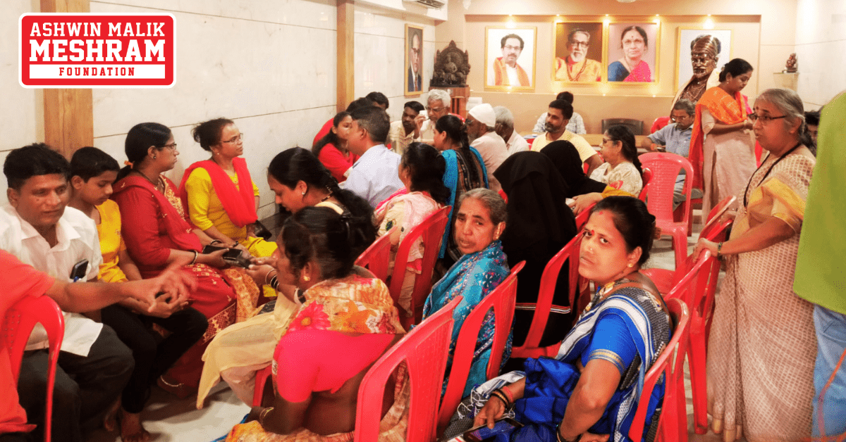 Meshram Foundation organized camps to implement various social benefit schemes in Chembur, Sion, and Anushakti Nagar Vidhansabha.