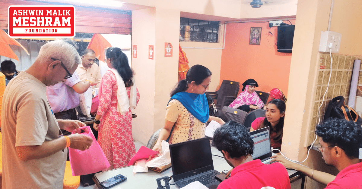 300+ beneficiaries availed the benefits of the camps conducted at Chembur, Sion and Anushakti Nagar by Meshram Foundation.