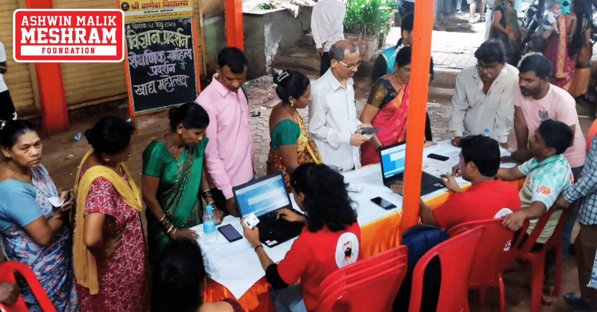 350+ beneficiaries availed the benefits of the camps conducted at Chembur, Sion and Anushakti Nagar by Meshram Foundation.