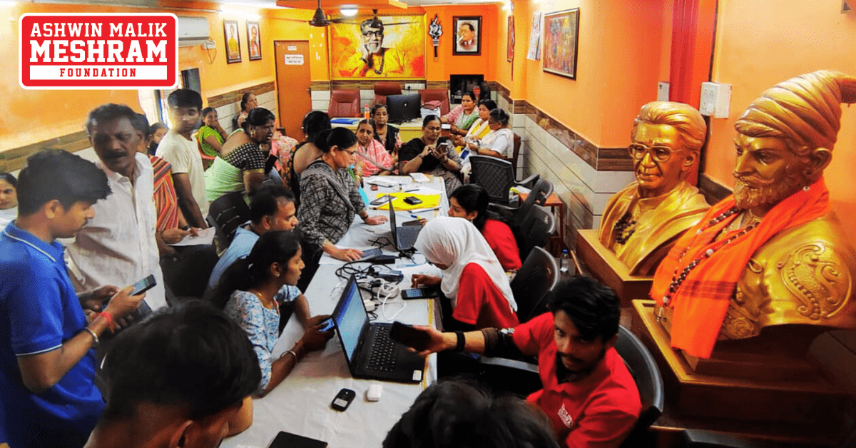 Meshram Foundation organized camps to implement various social benefit schemes in Chembur, Sion, and Anushakti Nagar Vidhansabha.