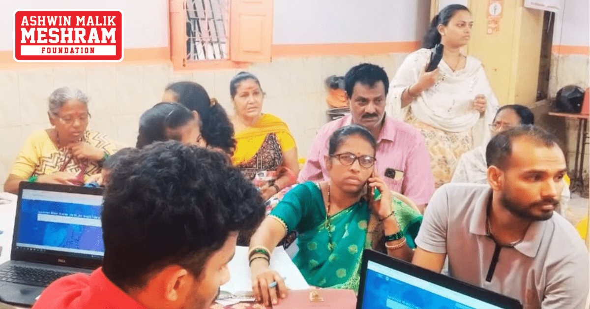 Meshram Foundation organized camps to implement various social benefit schemes in Chembur, Sion, and Anushakti Nagar Vidhansabha.