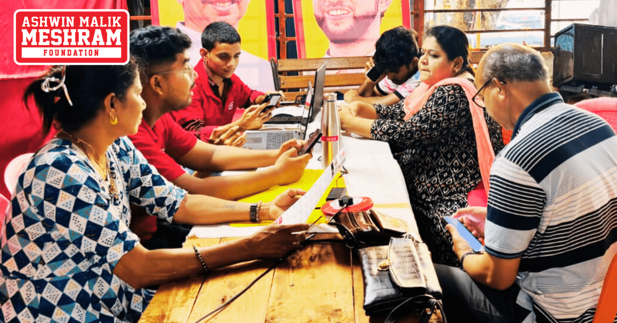 300+ beneficiaries availed the benefits of the camps conducted at Dahisar, Borivali and Magathane by Meshram Foundation.