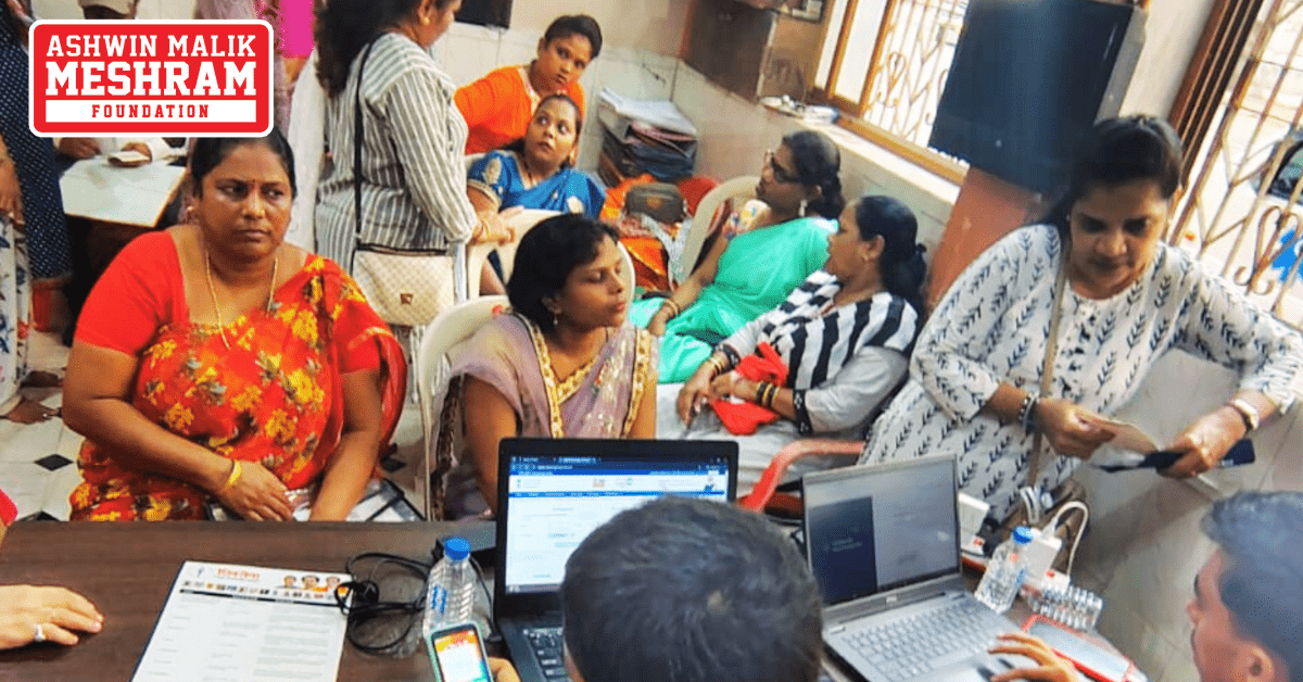 325+ beneficiaries availed the benefits of the camps conducted at Dahisar, Borivali and Magathane by Meshram Foundation.