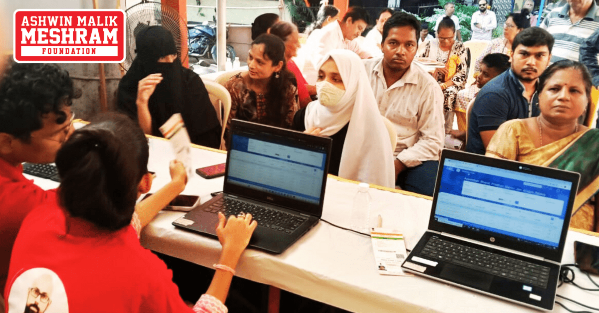 450+ beneficiaries availed the benefits of the camps conducted at Ghatkopar East, Ghatkopar West, Mankhurd-Shivaji Nagar, Dahisar, Borivali and Magathane by Meshram Foundation.