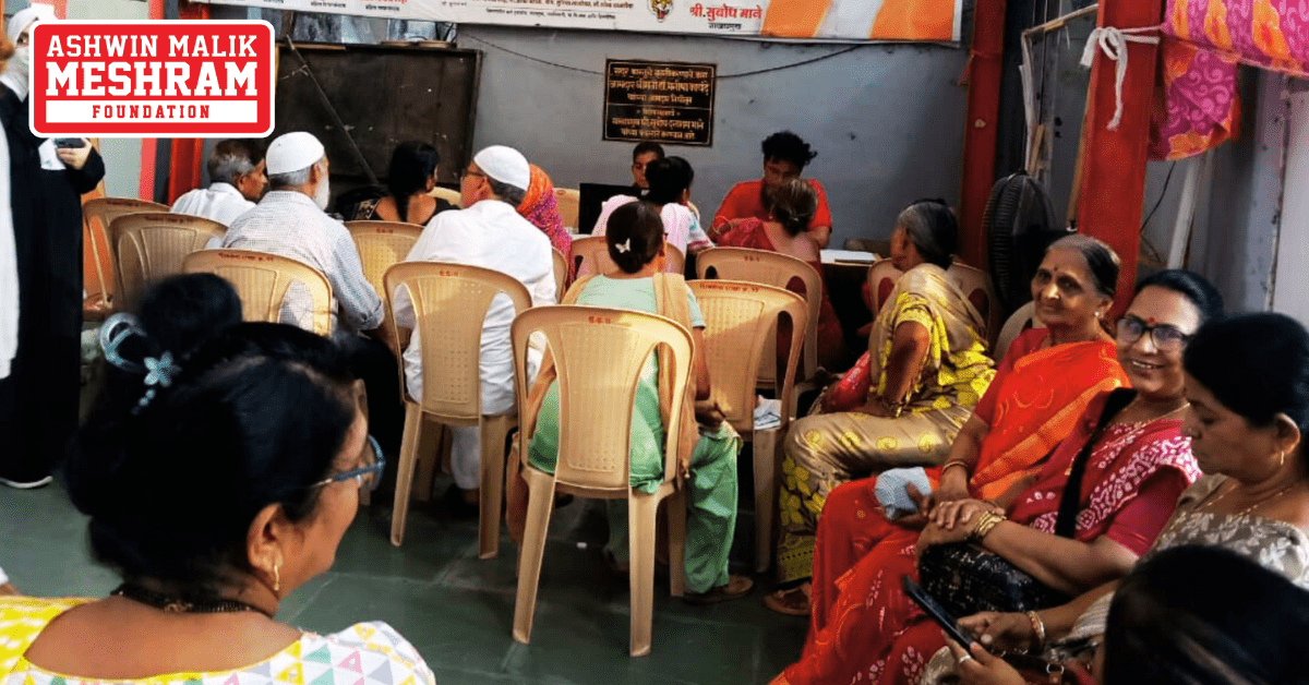 450+ beneficiaries availed the benefits of the camps conducted at Ghatkopar East, Ghatkopar West, Mankhurd-Shivaji Nagar, Dahisar, Borivali and Magathane by Meshram Foundation.