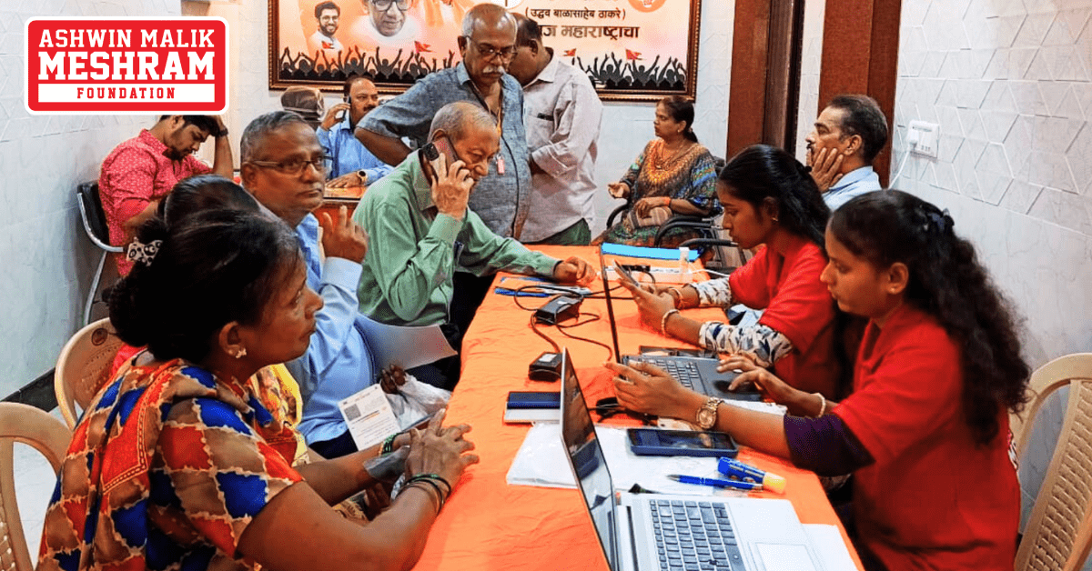 550+ beneficiaries availed the benefits of the camps conducted at Chandivali, Kalina, Kurla, Mahim, Dharavi, and Wadala by Meshram Foundation.