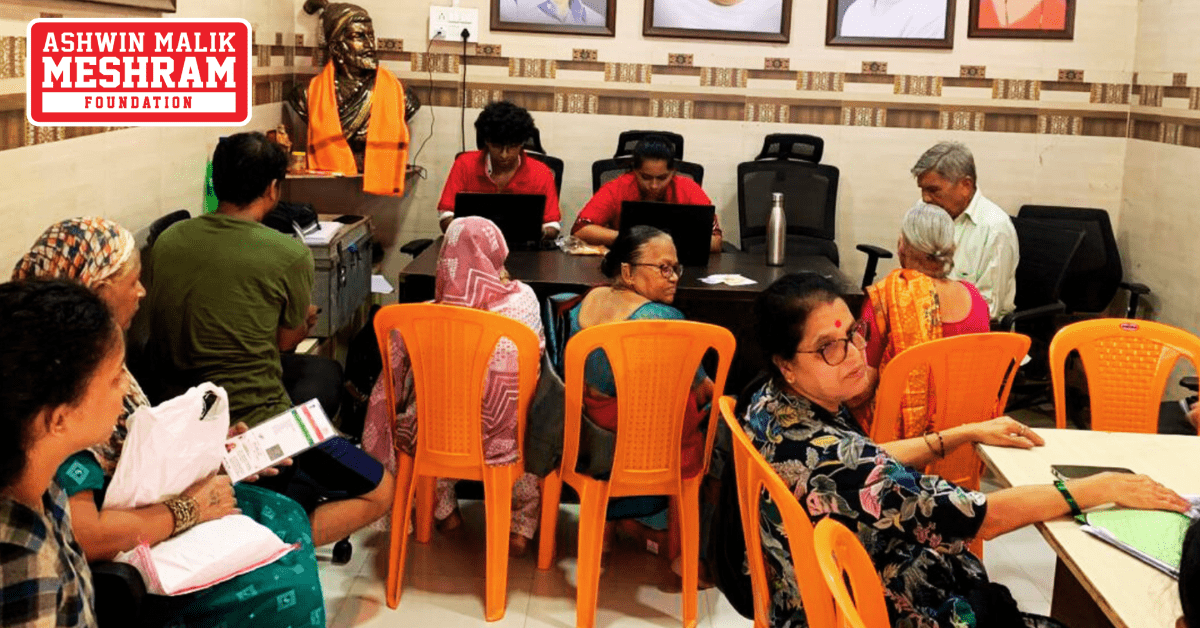 550+ beneficiaries availed the benefits of the camps conducted at Chandivali, Kalina, Kurla, Mahim, Dharavi, and Wadala by Meshram Foundation.