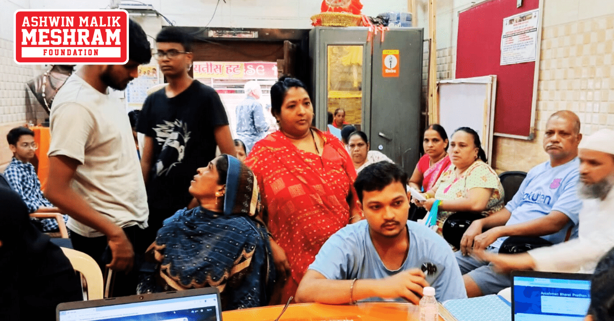 1250+ beneficiaries availed the benefits of the camps conducted at Charkop, Kandivali East, Malad, Chandivali, Kalina, Kurla, Mahim, Dharavi, Wadala, Mulund, Bhandup, Vikhroli, Colaba, Mumbadevi and Malabar Hill.