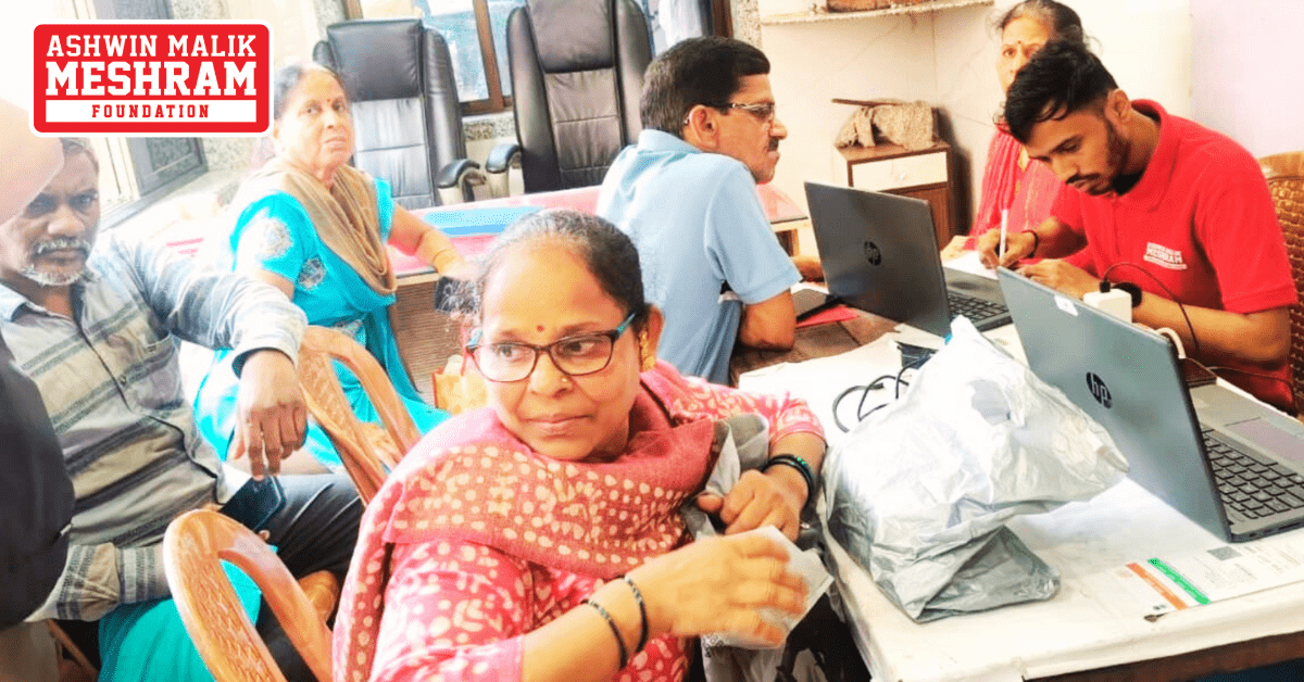 550+ beneficiaries availed the benefits of the camps conducted by Meshram Foundation.