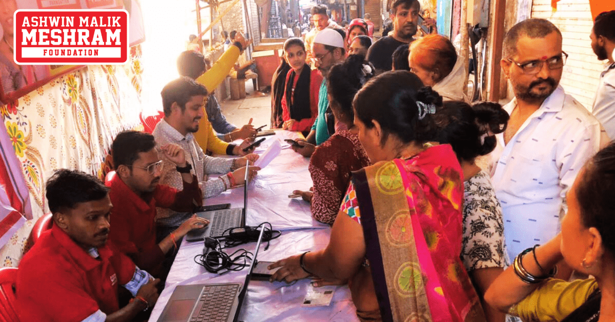 450+ beneficiaries availed the benefits of the camps conducted by Meshram Foundation.